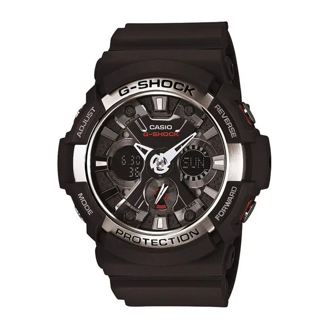 casio-g-shock-ga-200-herrenuhr-schwarz-resin-20-bar image 1