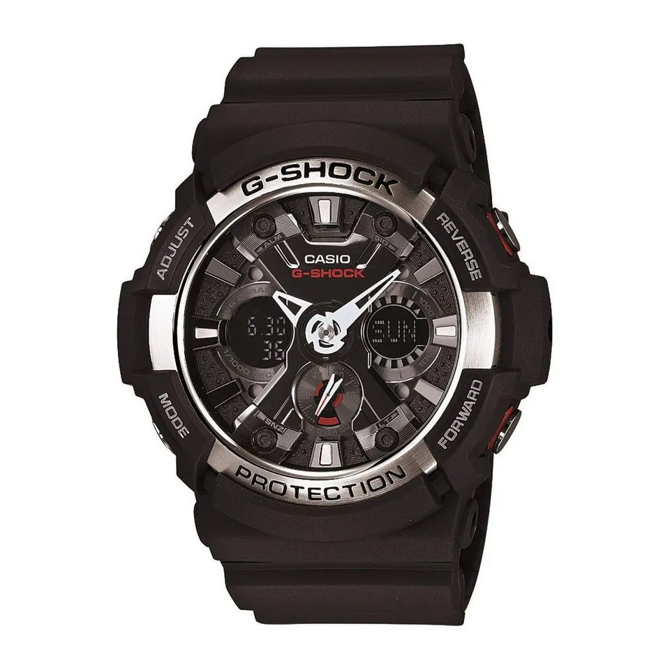 casio-g-shock-ga-200-herrenuhr-schwarz-resin-20-bar image 1