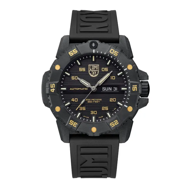 luminox-master-carbon-seal-automatic-herrenuhr-45-mm-gold image 1