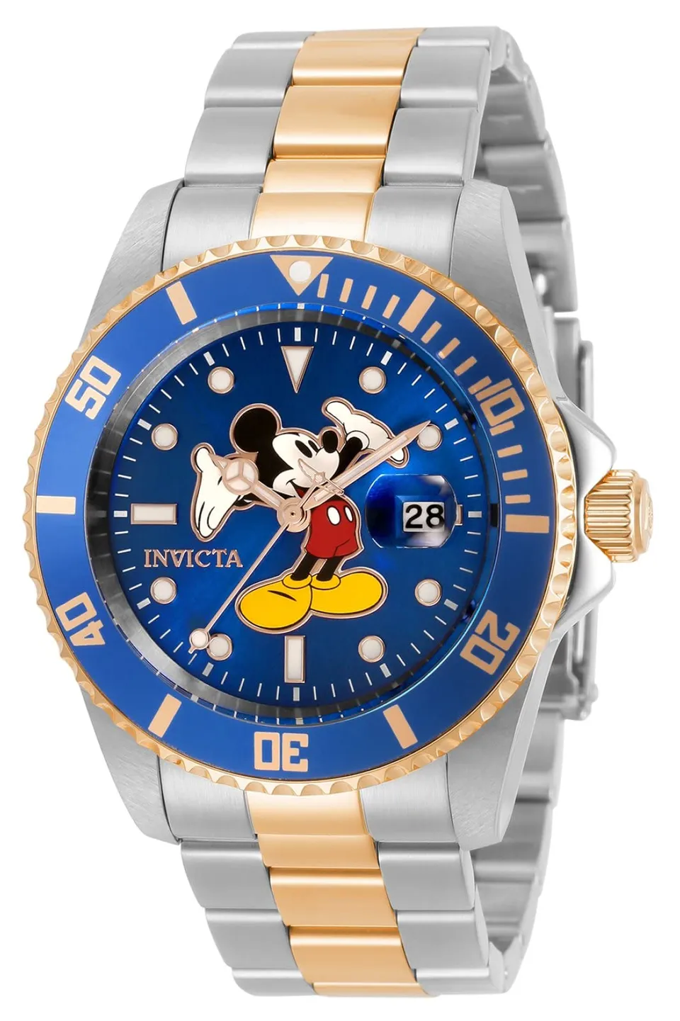 invicta-specialty-32383-micky-maus-herrenuhr-42mm-bicolor-blau image 1