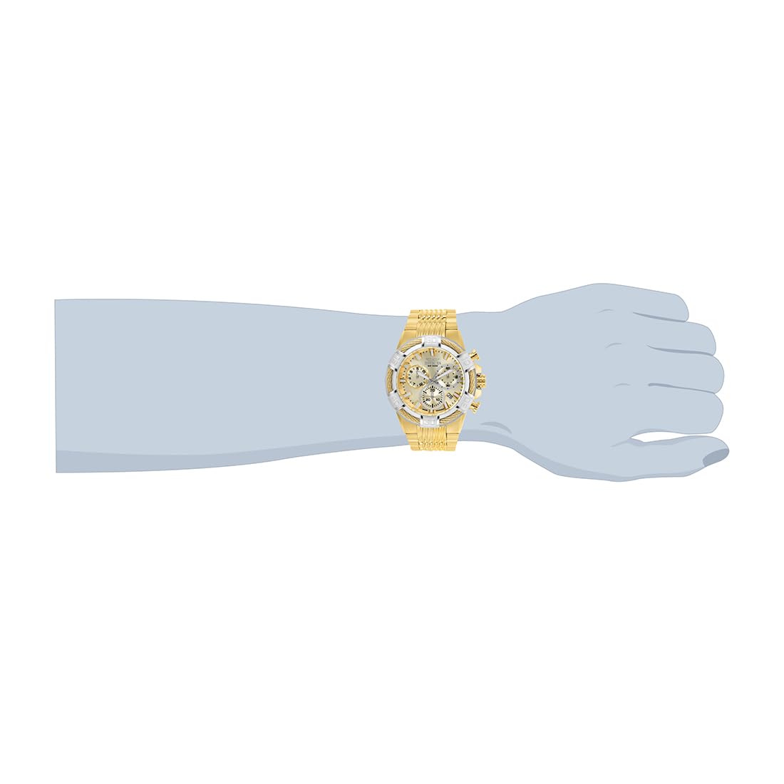 invicta-bolt-25868-herrenuhr-51mm-edelstahl-schwarz image 4