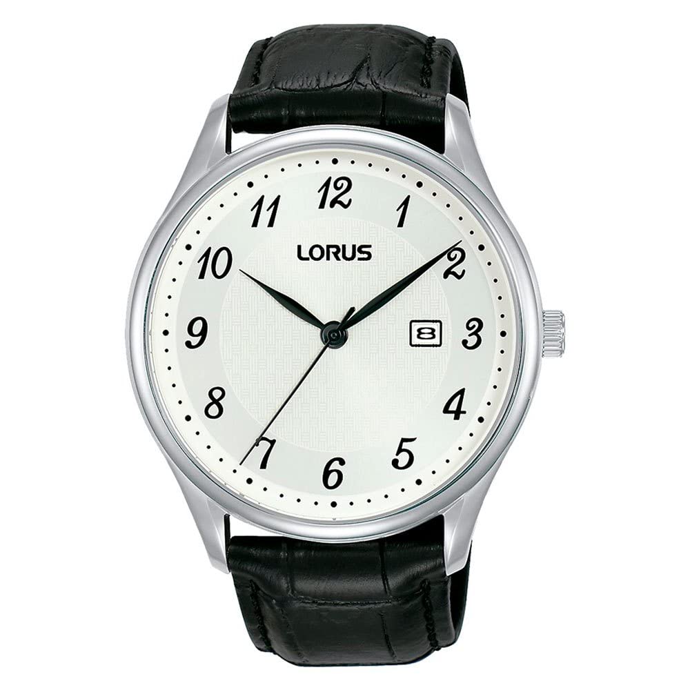 lorus-herrenuhren-rh913px9-herrenuhr-leder-edelstahl image 1
