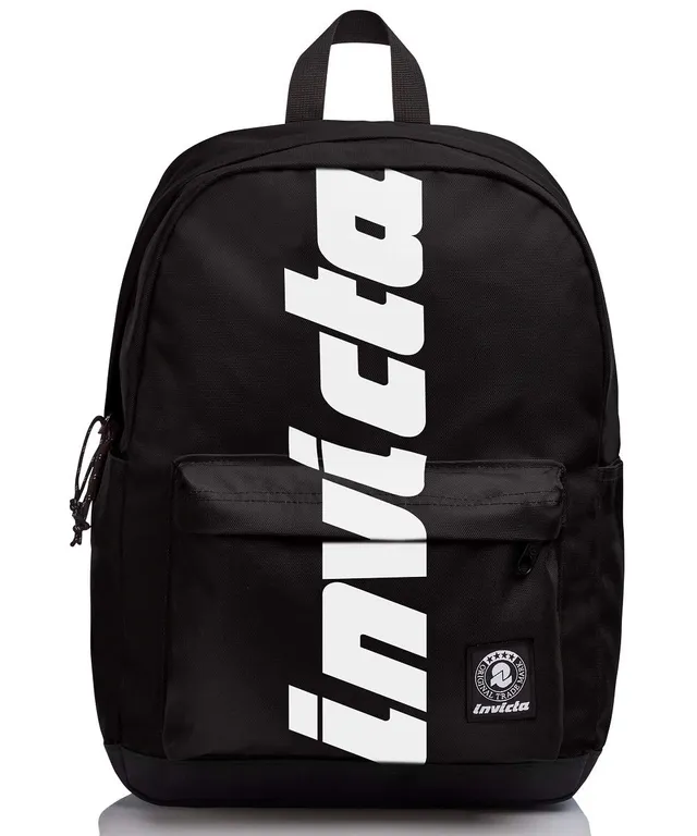 invicta-carlson-rucksack-plain-logo-schwarz-schulrucksack image 1