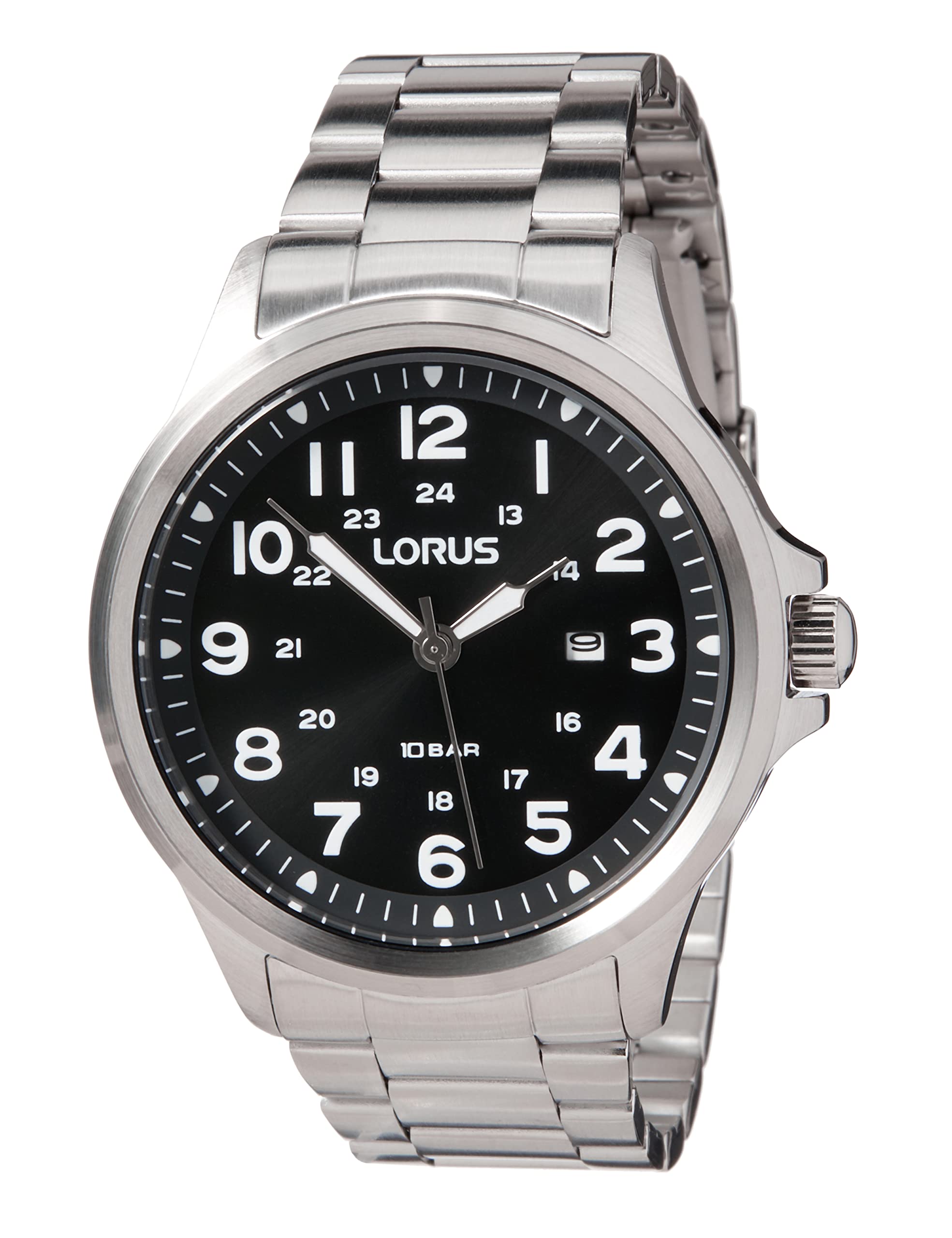 lorus-32025149-analog-quarz-herrenuhr-schwarz image 1
