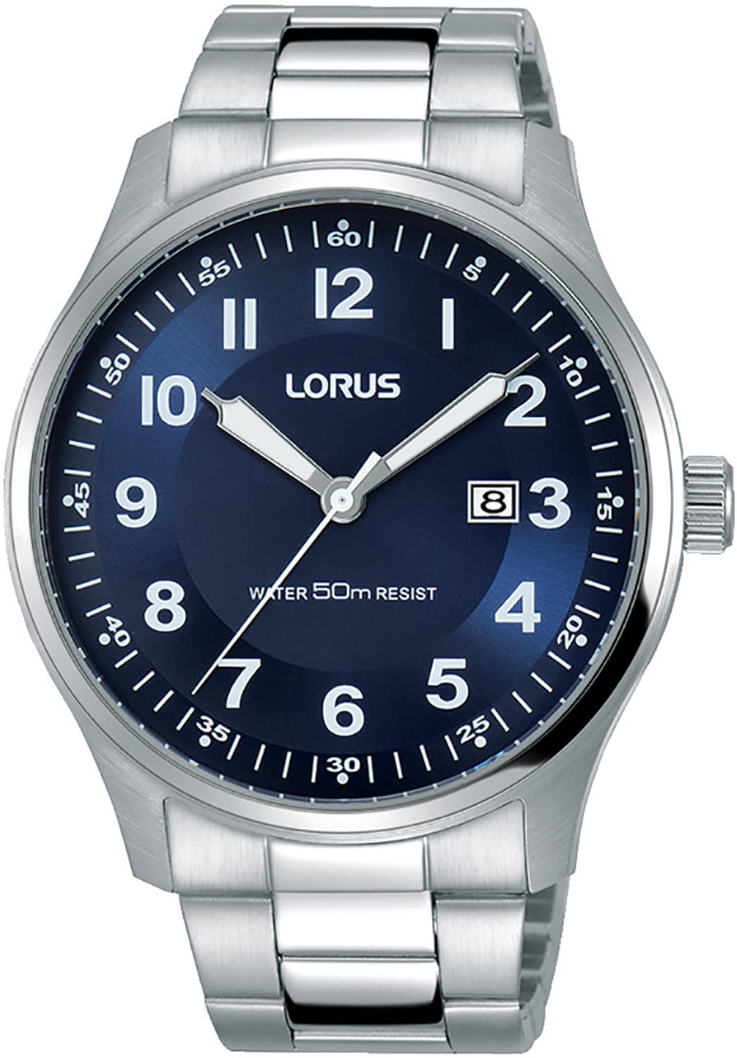 lorus-herrenuhren-analog-quarz-herrenuhr-edelstahl image 1