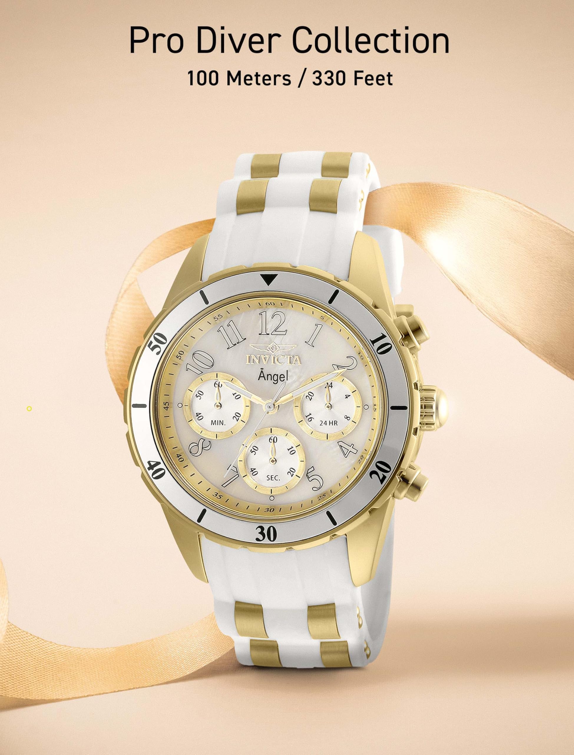 invicta-angel-24901-damenuhr-wei-edelstahl-quarz image 5