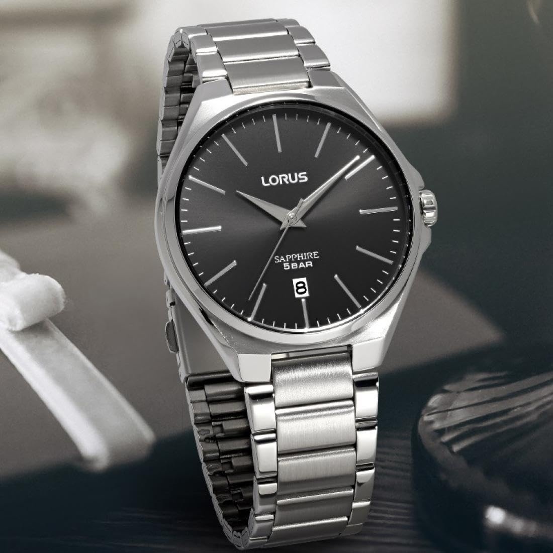 lorus-rs945dx9-herrenarmbanduhr-edelstahl-analog image 4