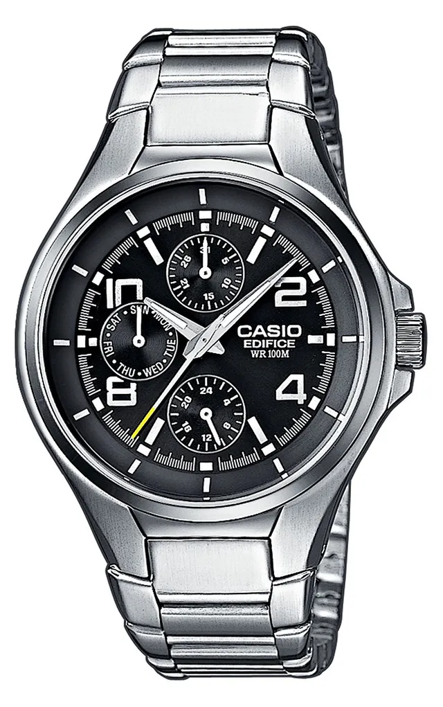 casio-edifice-herrenarmbanduhr-edelstahl-10-bar-datum image 1