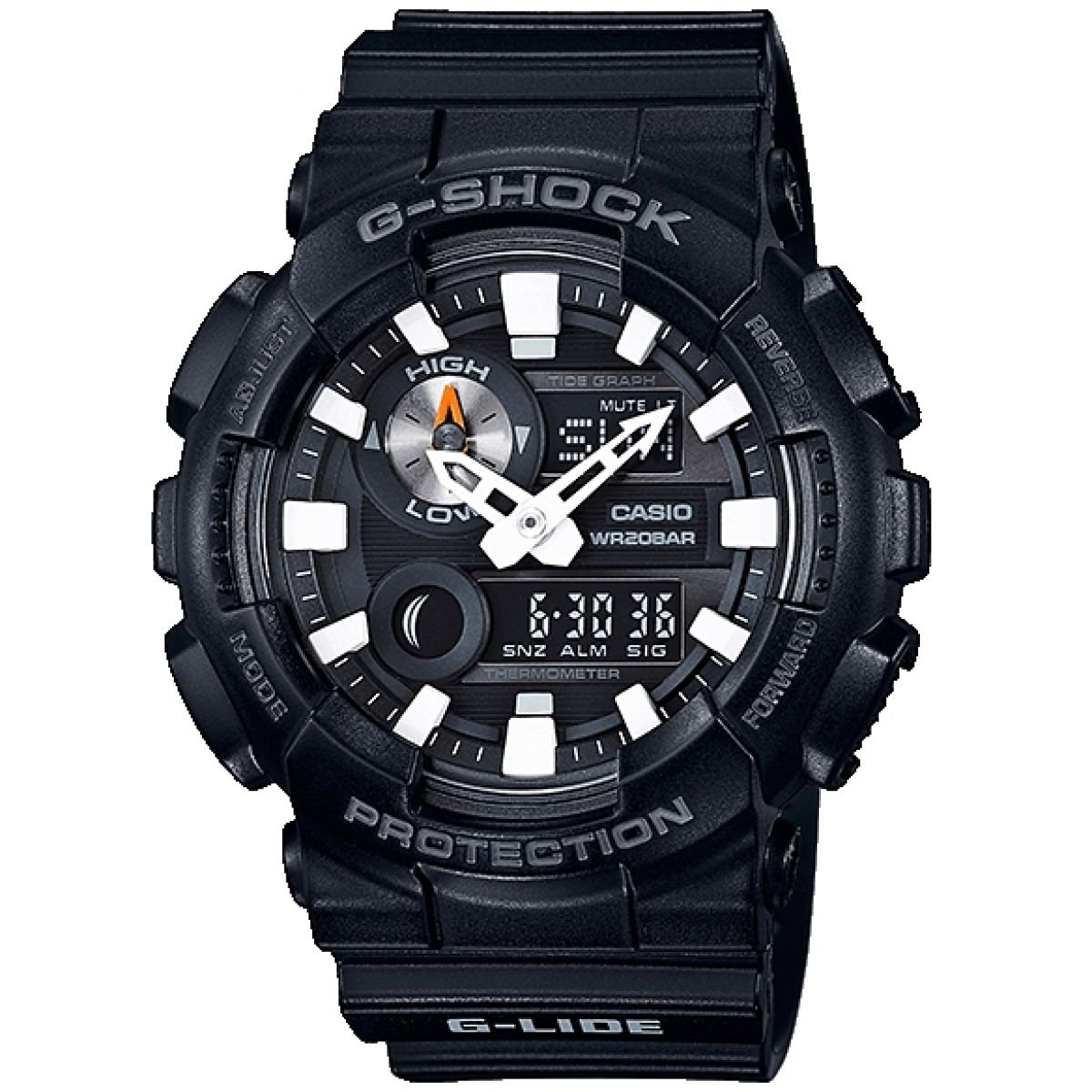 casio-g-shock-herren-armbanduhr-resin-20-bar-schwarz image 1