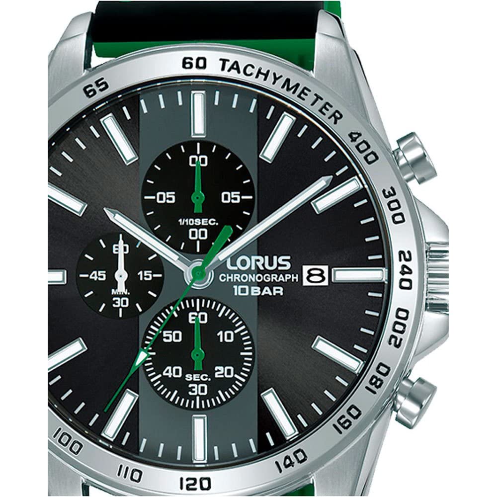 lorus-sport-rm349gx9-herrenuhr-chronograph-silikon image 2