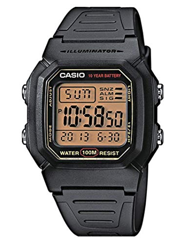 casio-retro-unisex-digitaluhr-edelstahl-bernstein-anzeige image 6