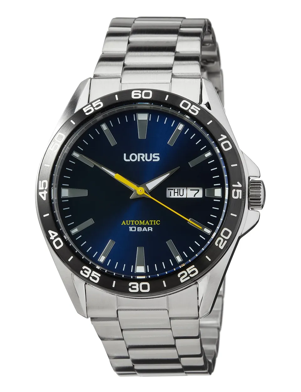 lorus-herrenuhren-rl479ax9-herrenuhr-automatik-silber image 1