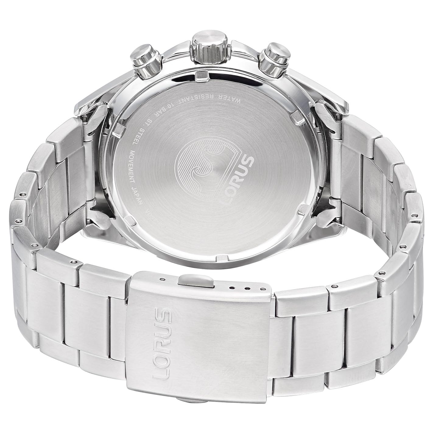 lorus-herrenuhren-rm309jx9-chronograph-herrenuhr-schwarz-metall image 3