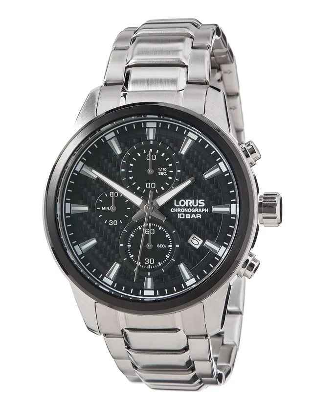 lorus-herrenuhren-rm325hx9-chronograph-titan-edelstahl image 1