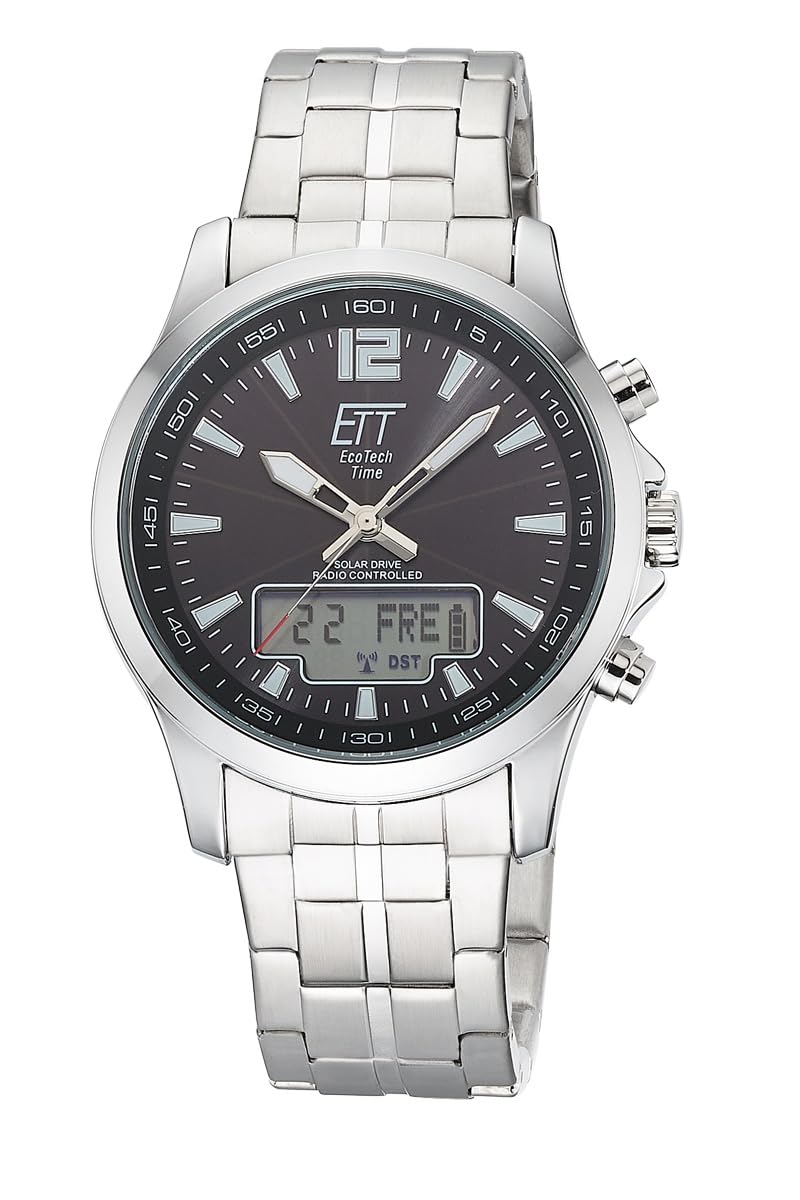 ett-solar-drive-funk-ega-11715-21m-herrenuhr-edelstahl-schwarz image 1