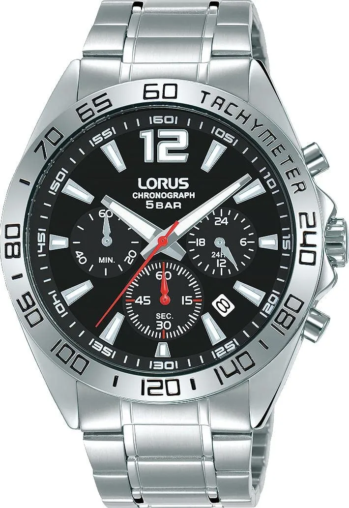 lorus-sport-rt333jx9-chronograph-palladium-metallband image 1
