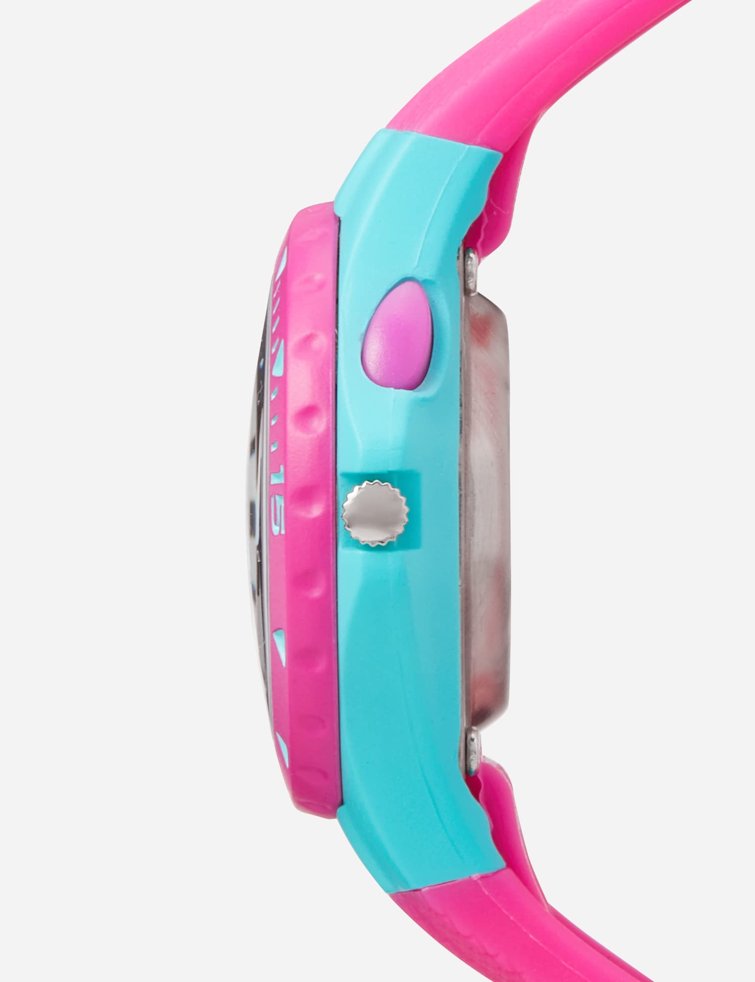 lorus-kinderuhren-m-dchen-uhr-edelstahl-rosa-t-rkis-quarz image 2