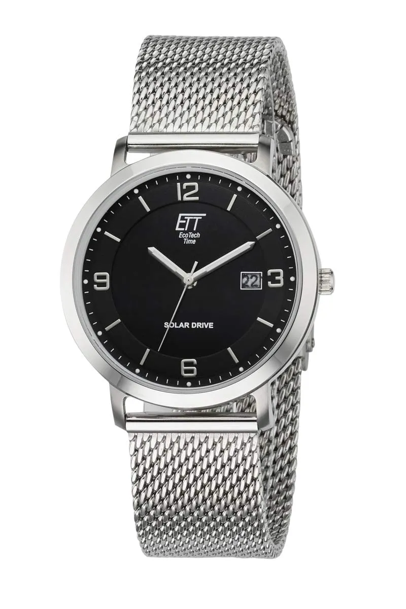 ett-solar-drive-egs-12078-22m-herrenuhr-edelstahl-analog image 1