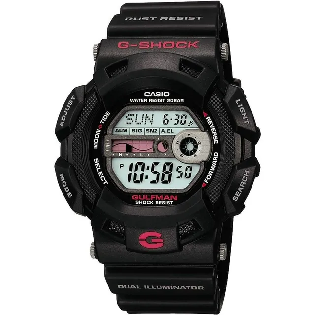 casio-g-shock-g-9100-digitaluhr-rot-schwarz-20-bar image 1