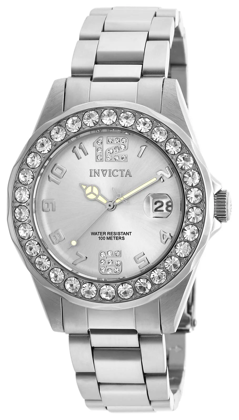 invicta-pro-diver-damenuhr-quarz-silber-38mm image 1