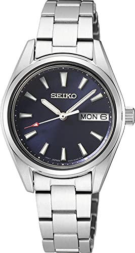 seiko-classic-damen-armbanduhr-quarz-edelstahl-silber-analog image 5