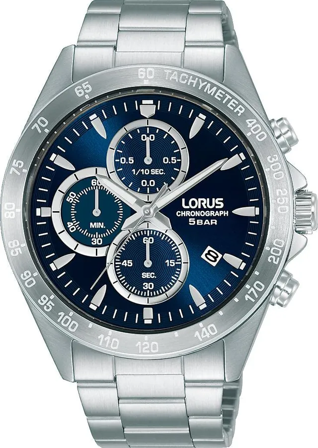 lorus-herrenuhren-rm365gx9-chronograph-herrenuhr-edelstahl image 1