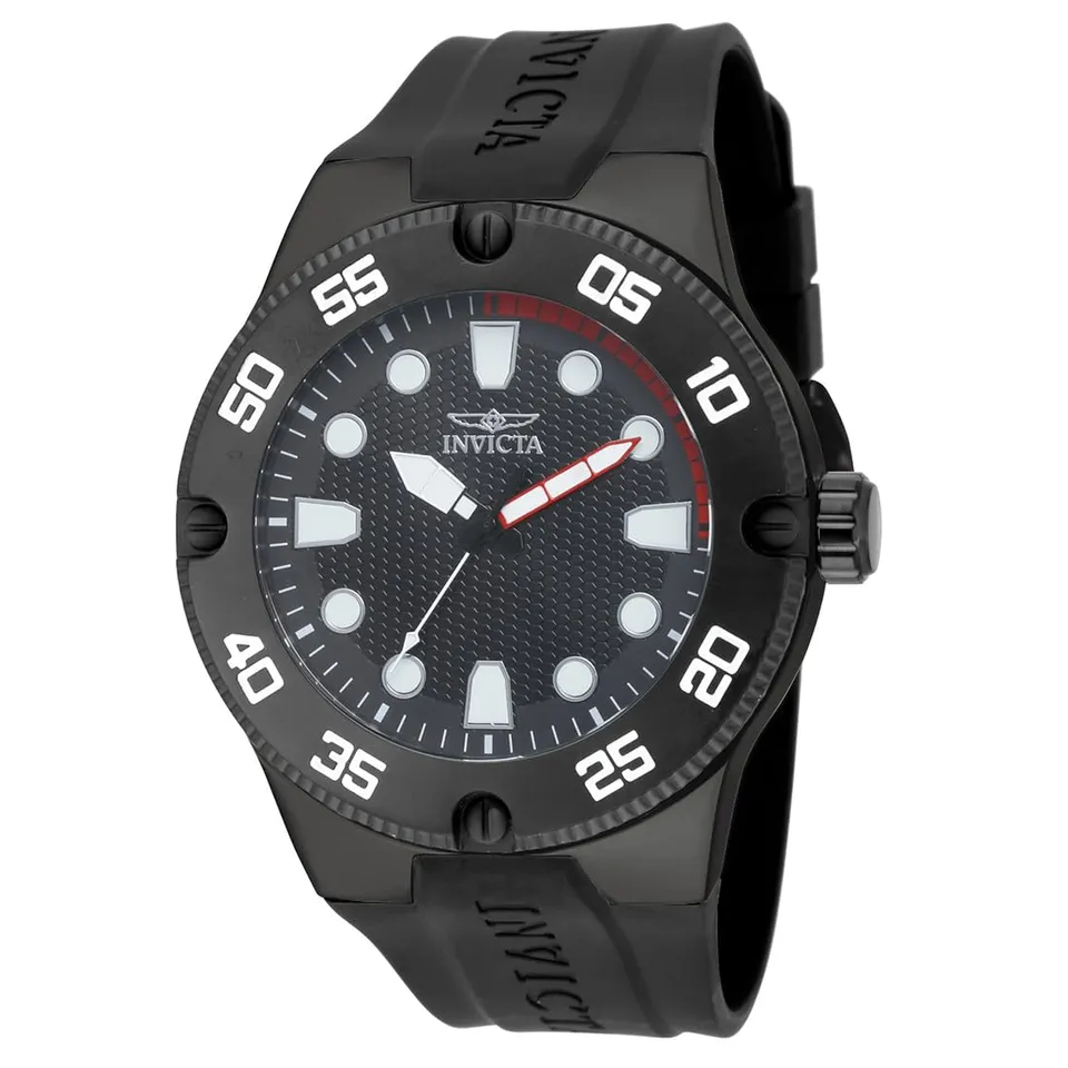 invicta-pro-diver-52mm-herren-quarzuhr-edelstahl-schwarz image 1