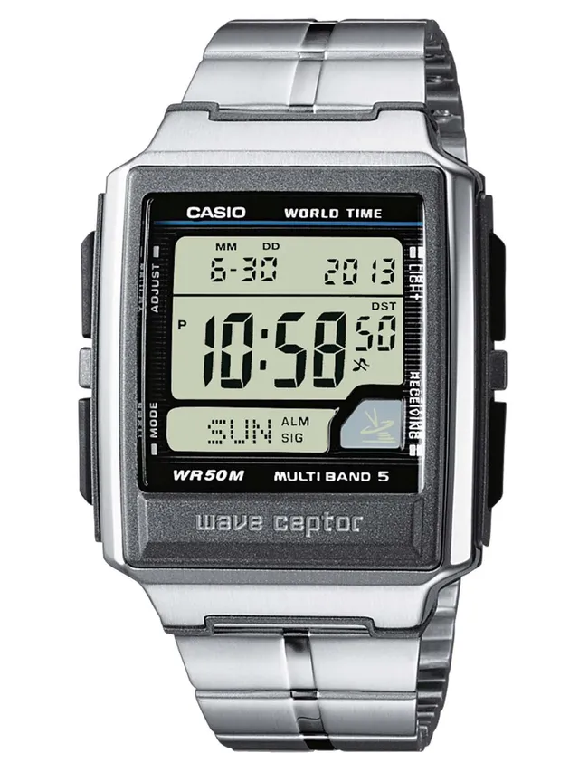 casio-wave-ceptor-wv-59de-1aveg-funkuhr-edelstahl-5-bar image 1