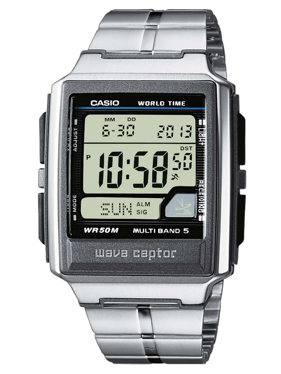 casio-wave-ceptor-wv-59de-1aveg-funkuhr-edelstahl-5-bar image 1