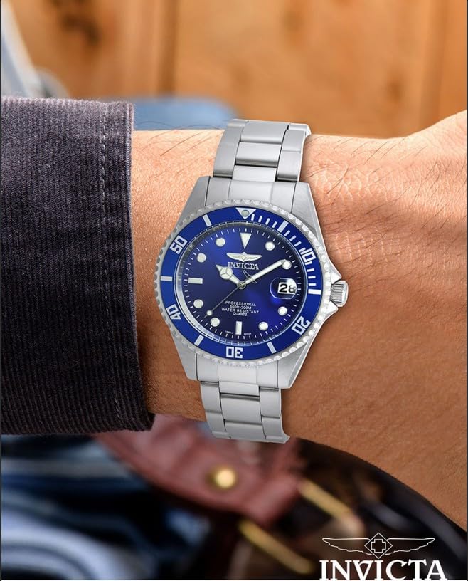 invicta-pro-diver-uhr-37mm-silber-blau-quarz-edelstahl image 4