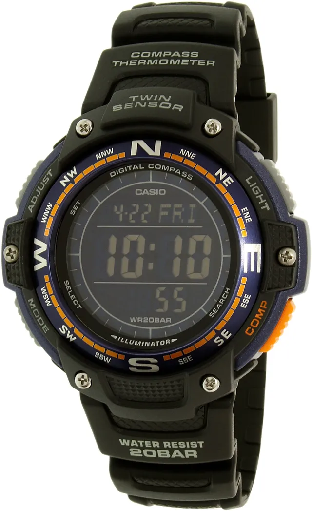 casio-sgw-100-digitaluhr-schwarz-kompass-thermometer image 1