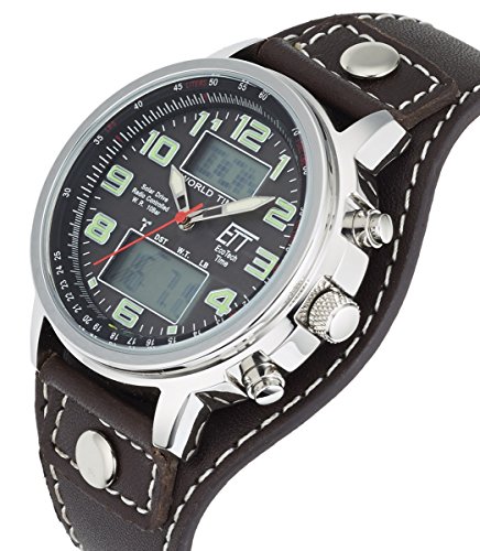 ett-solar-drive-funk-chronograph-egs-11303-21l-leder-weltzeit image 6