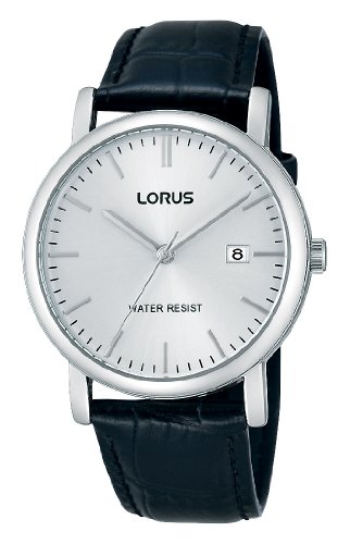 lorus-klassik-herrenuhr-38mm-blau-leder-palladium-quarz image 4