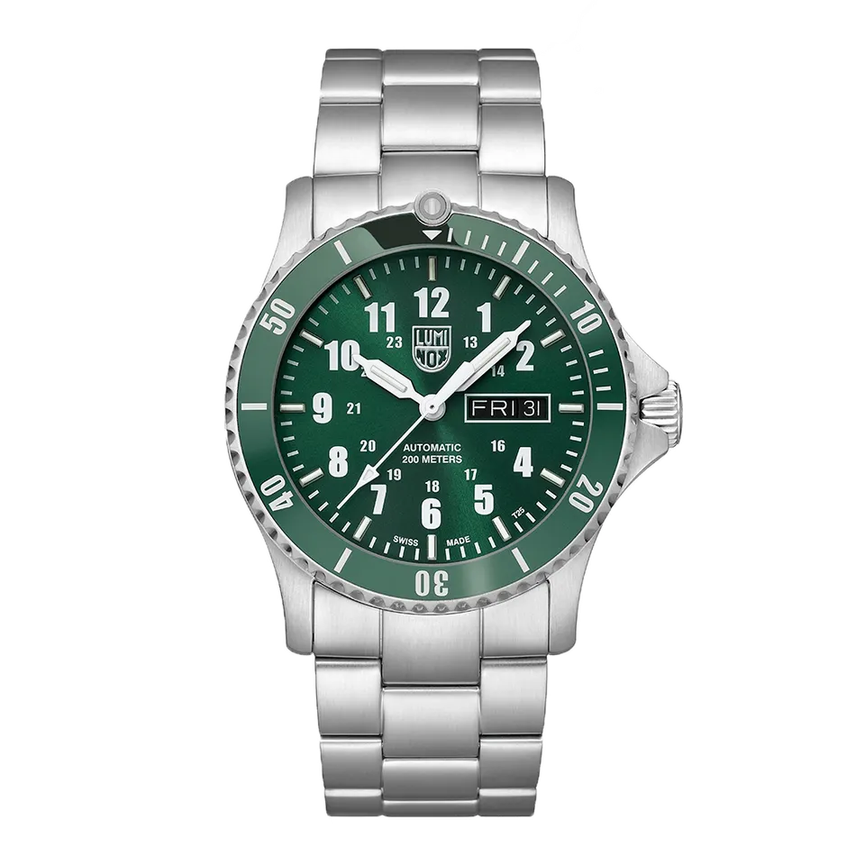 luminox-sport-timer-42-mm-automatikuhr-gr-n-edelstahl image 1
