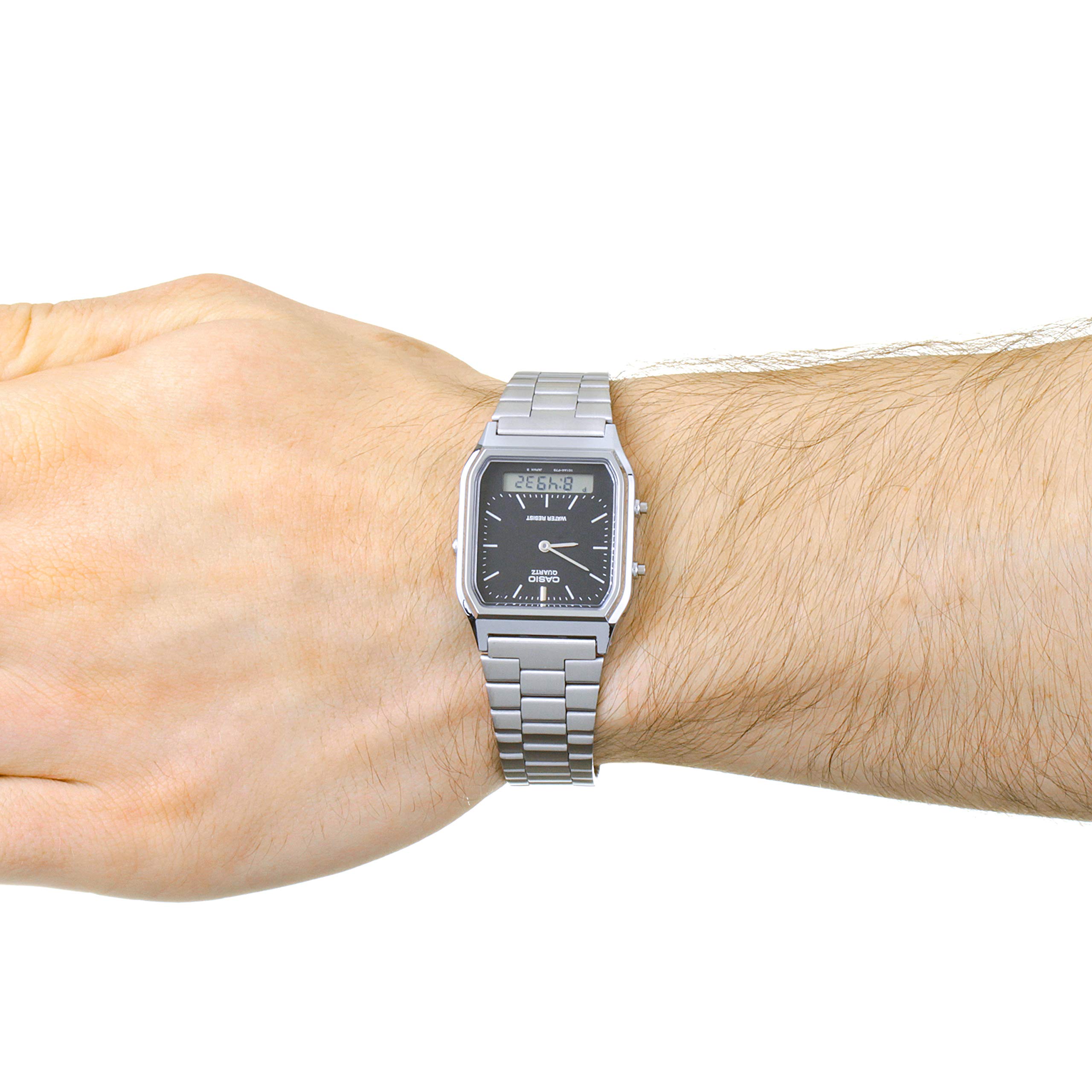 casio-collection-retro-armbanduhr-silber-schwarz-38-8mm-datum image 3