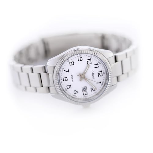 casio-damen-analog-quarz-armbanduhr-edelstahl-silber image 7