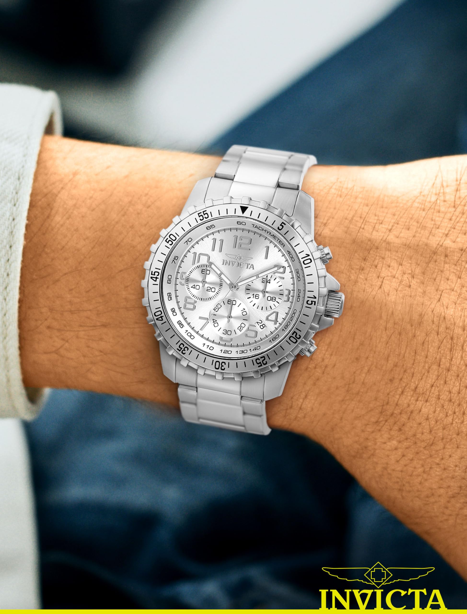invicta-specialty-herrenuhr-quarz-45mm-edelstahl-silber image 2