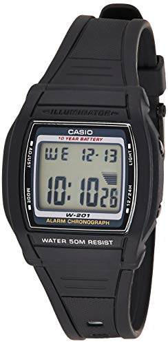 casio-w-201-1avef-digitaluhr-resin-5-bar-herren image 8