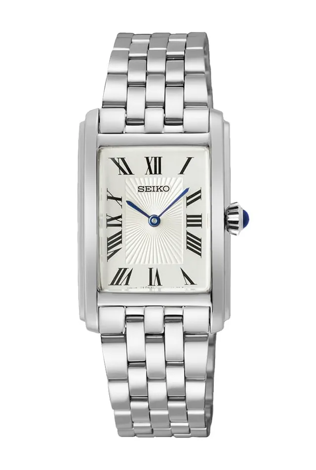 seiko-classic-analog-quarz-armbanduhr-silber-wei image 1