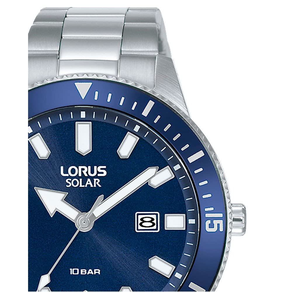 lorus-rx313ax9-herren-analog-quarz-blau-metallband image 2