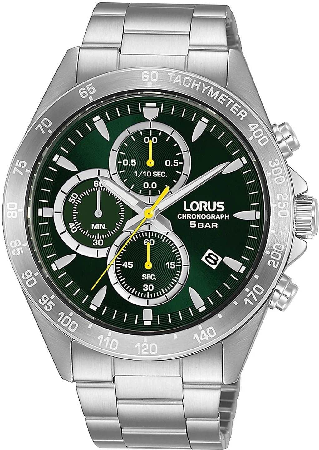 lorus-herrenuhren-rm367gx9-chronograph-herrenuhr-edelstahl image 1