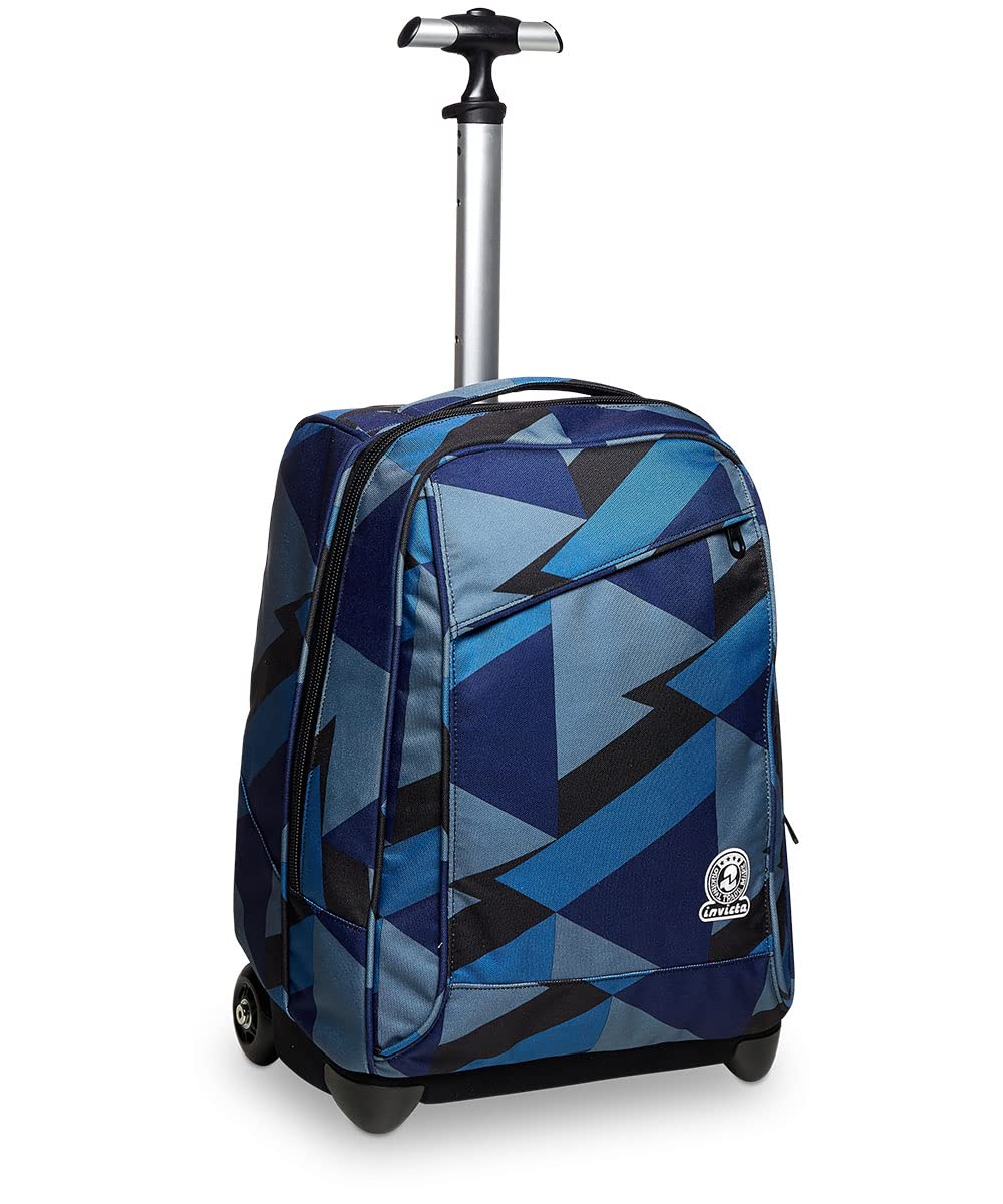 invicta-trolley-2-in-1-schulranzen-blaues-muster-einheitsgr-e image 1