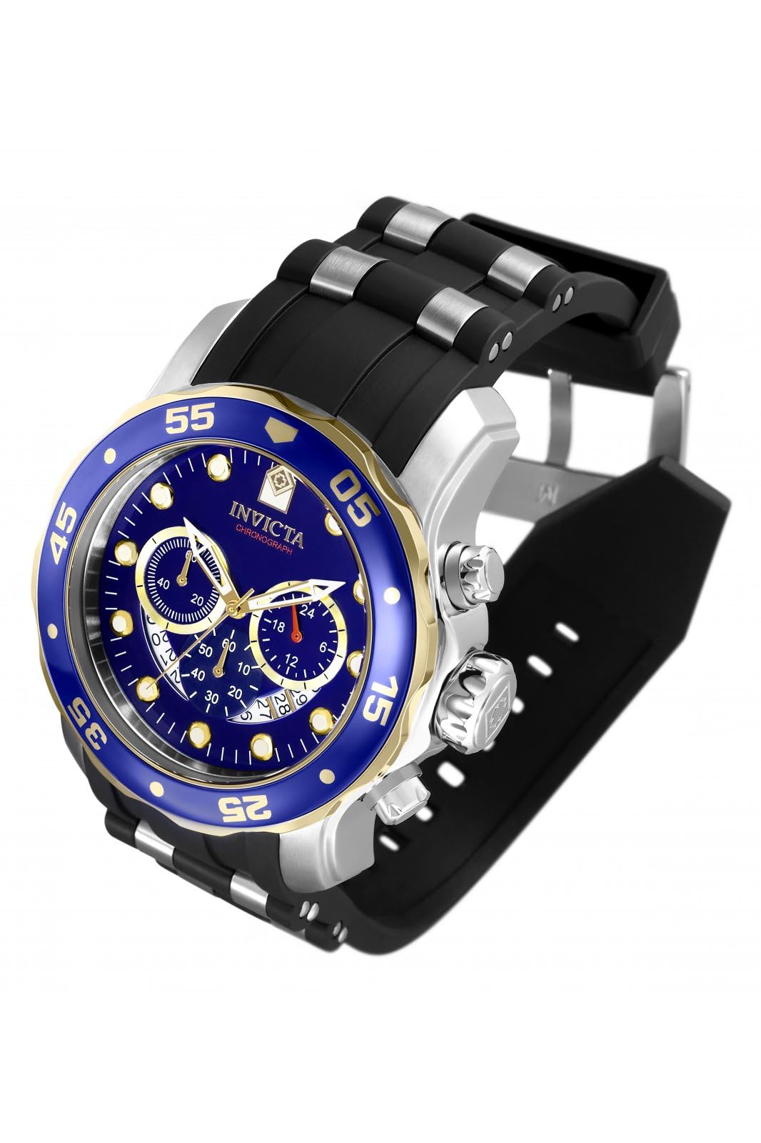 invicta-pro-diver-herrenuhr-edelstahl-48-mm-silber-blau-quarz image 2