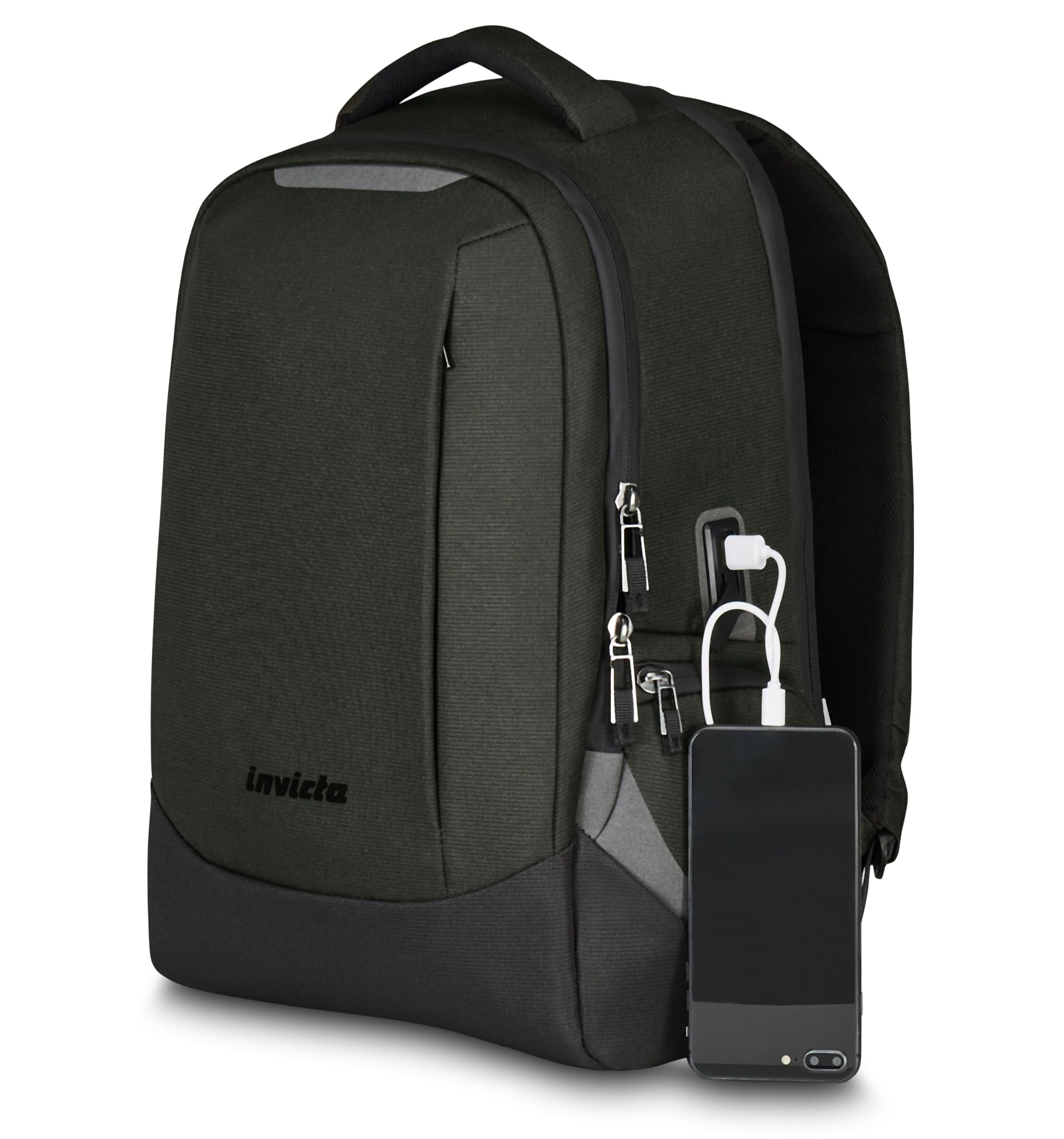 invicta-mate-s-rucksack-dunkelgr-n-20l-15-6-zoll-usb image 5