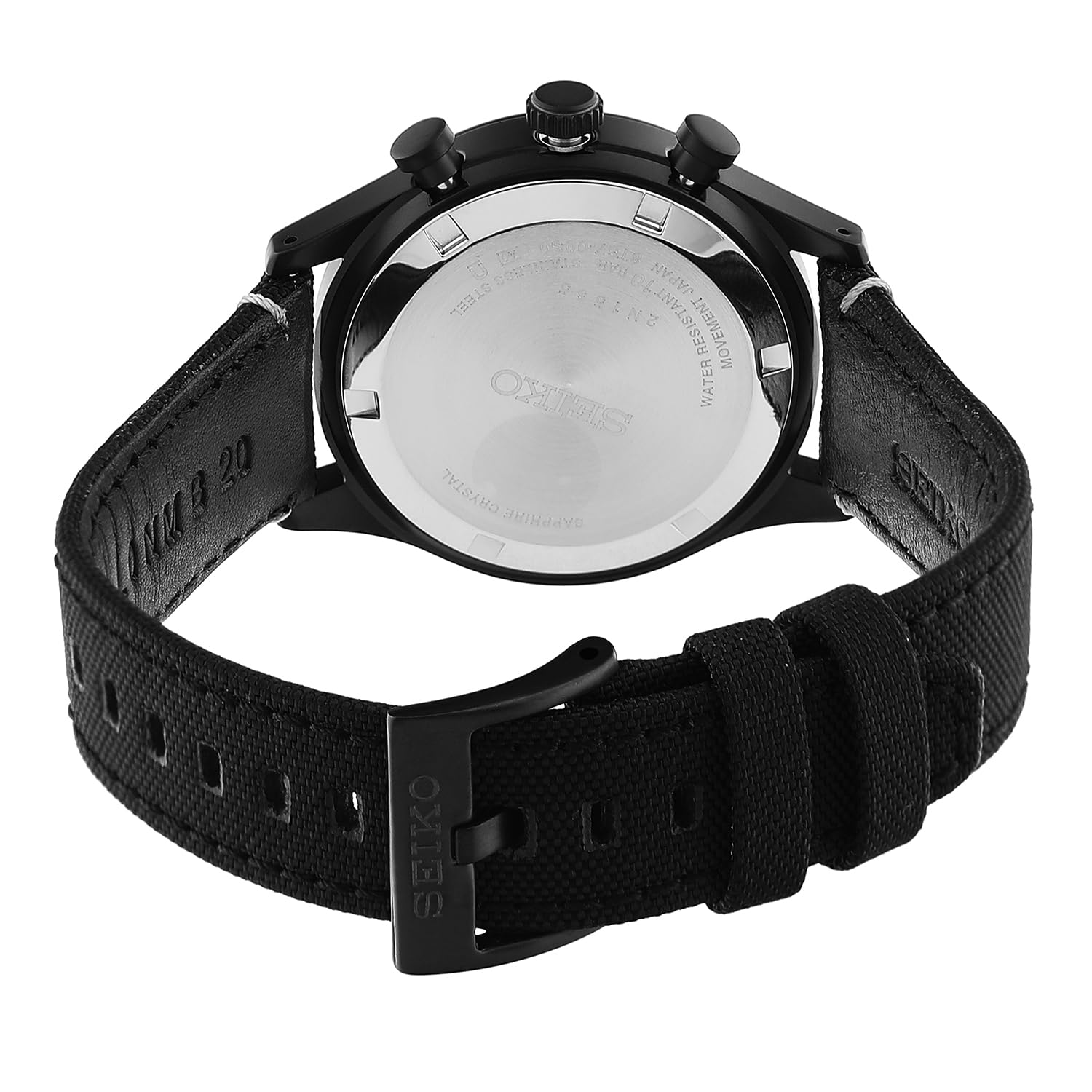 seiko-sport-ssb421p1-herren-chronograph-titan-textilband image 4