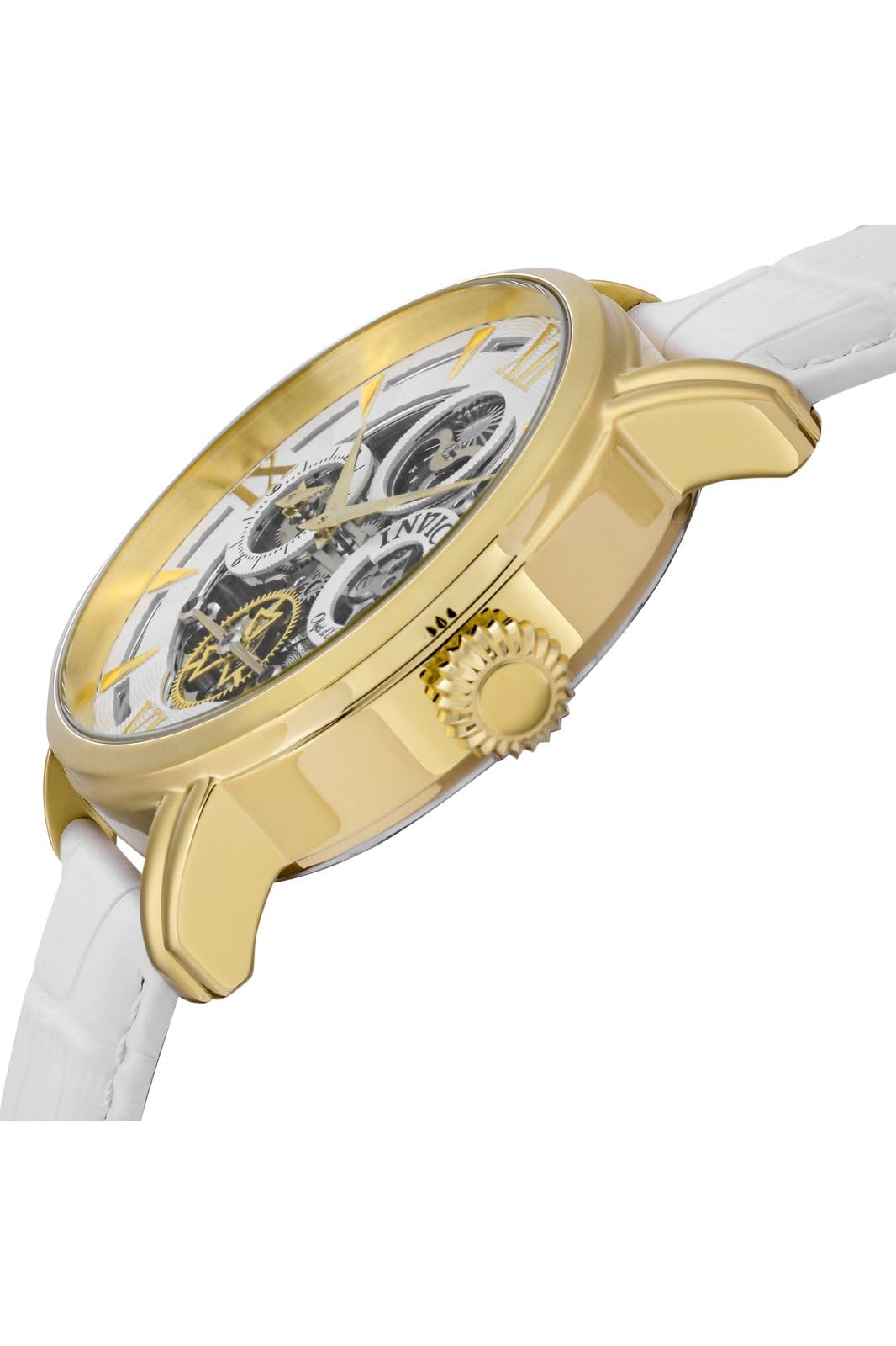 invicta-objet-d-art-automatikuhr-herren-47mm-gold-wei image 3