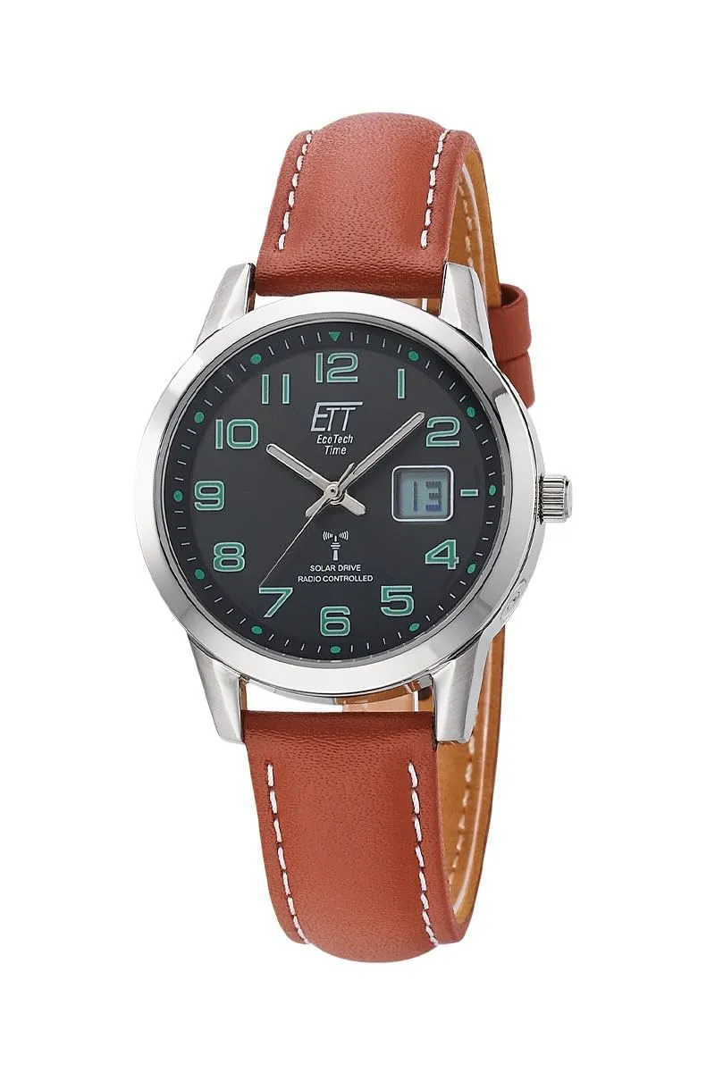ett-solar-drive-funk-els-11588-22l-damenuhr-leder image 1