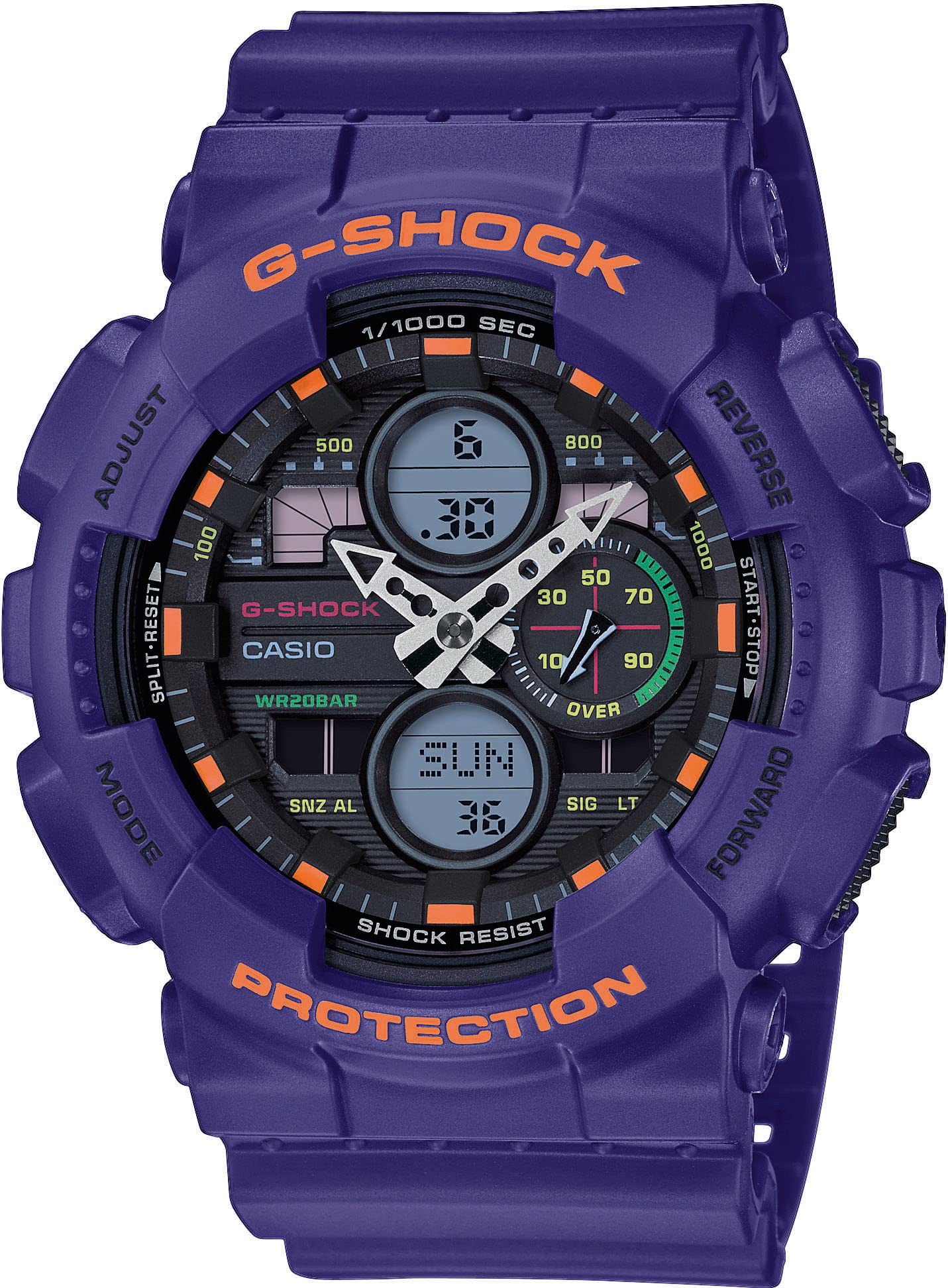 casio-g-shock-analog-digital-herrenuhr-schwarz-10-bar image 4