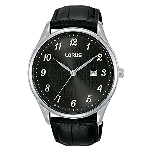lorus-damenuhren-analog-quarz-damenuhr-schwarz-leder-quarz image 8