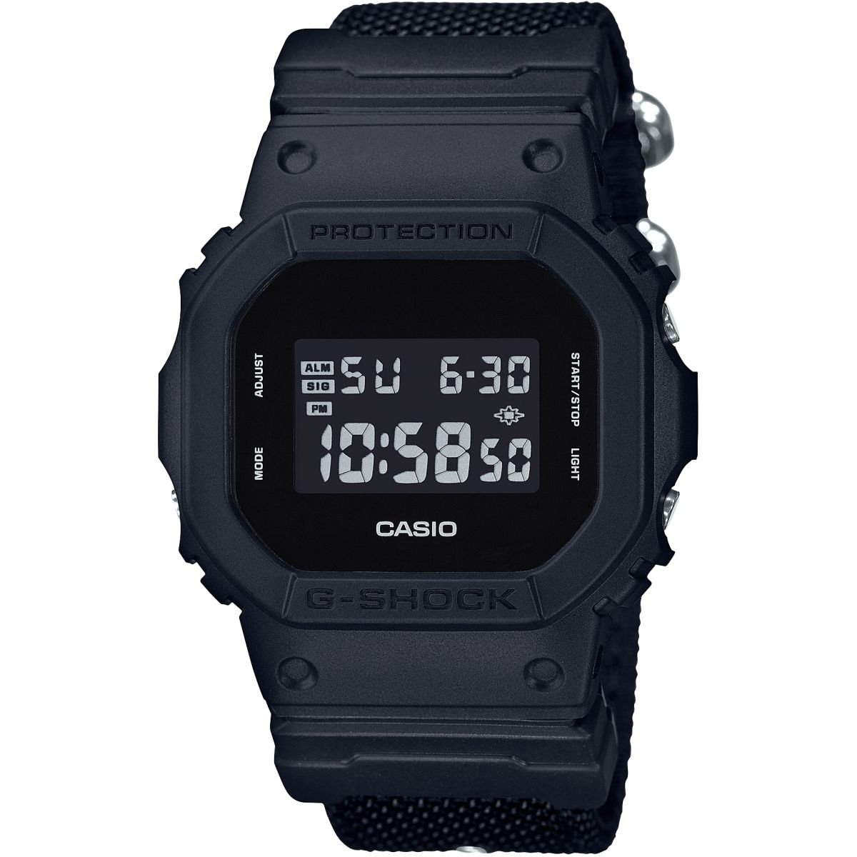 casio-g-shock-digitaluhr-textil-20-bar-schwarz image 1